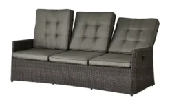 a casa mia Garten-Sofa, 3-Sitzer Padua