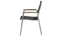 a casa mia Garten-Stapelsessel Edelstahl London