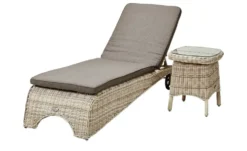 a casa mia Polyrattan-Gartenliege Sylt