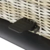 a casa mia Polyrattan-Tisch höhenverstellbar Sylt