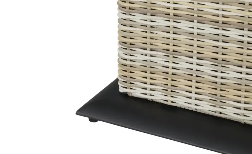 a casa mia Polyrattan-Tisch höhenverstellbar Sylt