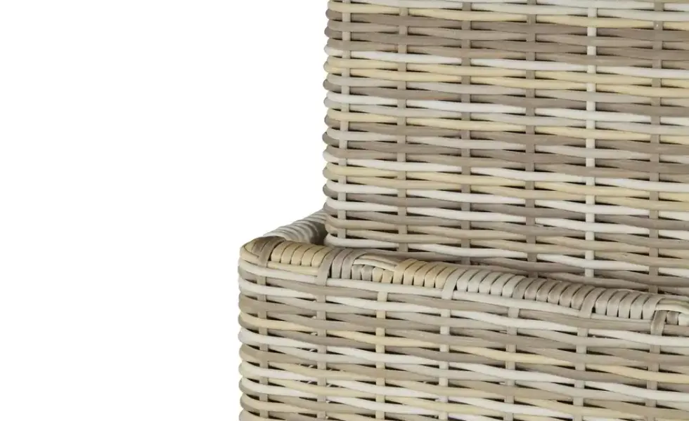 a casa mia Polyrattan-Tisch höhenverstellbar Sylt