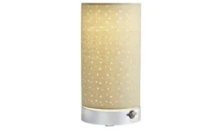 Akku LED-Tischleuchte taupe
