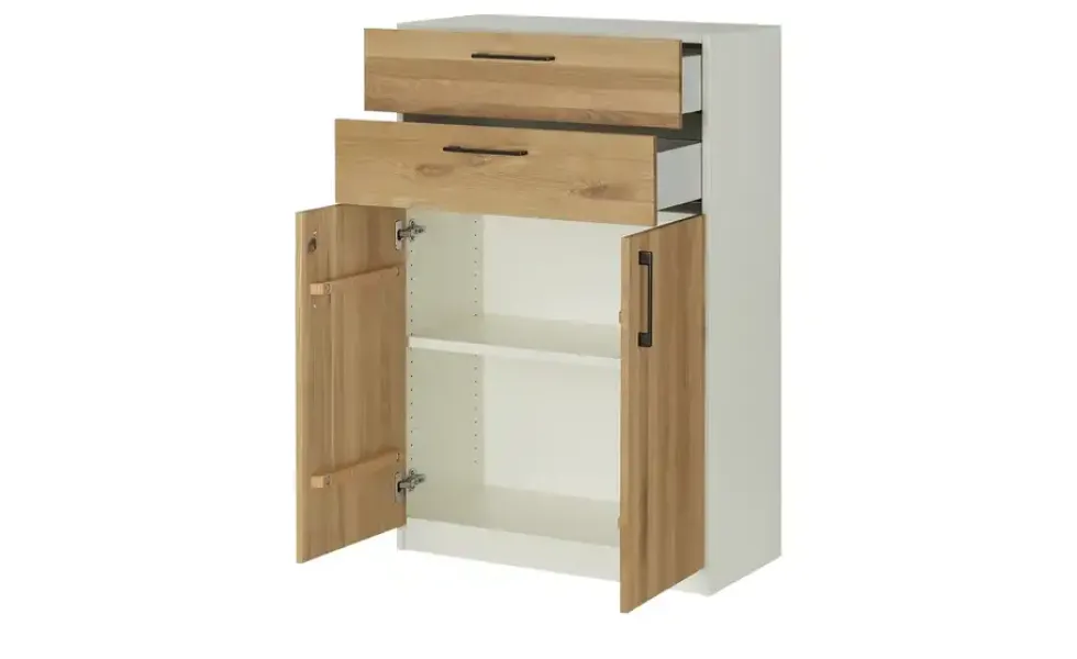 Aktenschrank mit Massivholzfront SOLIDLine