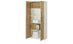 Aktenschrank mit Massivholzfront SOLIDLine
