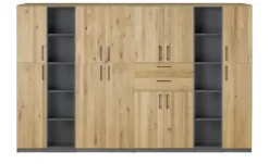 Aktenschrank mit Massivholzfront SOLIDLine