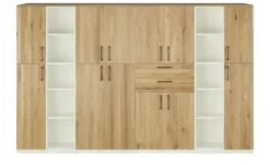 Aktenschrank mit Massivholzfront SOLIDLine
