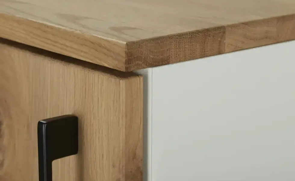 Aktenschrank mit Massivholzfront SOLIDLine