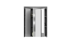 Badmöbel-Set SCHLOONSEE, 3 teilig, bestehend aus: Hochschrank, Waschbeckenunterschrank, Spiegelschrank Schloonsee