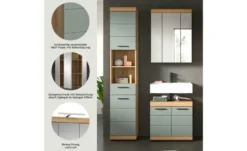 Badmöbel-Set SCHLOONSEE, 3 teilig, bestehend aus: Hochschrank, Waschbeckenunterschrank, Spiegelschrank Schloonsee