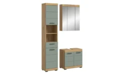 Badmöbel-Set SCHLOONSEE, 3 teilig, bestehend aus: Hochschrank, Waschbeckenunterschrank, Spiegelschrank Schloonsee
