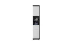 Badmöbel-Set SCHLOONSEE, 3 teilig, bestehend aus: Hochschrank, Waschbeckenunterschrank, Spiegelschrank, Hochschrank, Waschbeckenunterschrank, Spiegelschrank Schloonsee