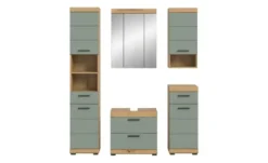 Badmöbel-Set SCHLOONSEE, 4 teilig, bestehend aus: Waschbeckenunterschrank, Spiegel, Unterschrank, Hängeschrank Schloonsee