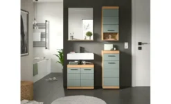 Badmöbel-Set SCHLOONSEE, 4 teilig, bestehend aus: Waschbeckenunterschrank, Spiegel, Unterschrank, Hängeschrank Schloonsee