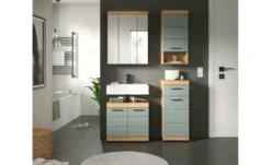 Badmöbel-Set SCHLOONSEE, 4 teilig, bestehend aus: Waschbeckenunterschrank, Spiegelschrank, Unterschrank, Hängeschrank Schloonsee