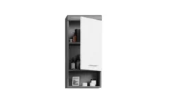 Badmöbel-Set SCHLOONSEE, 4 teilig, bestehend aus: Waschbeckenunterschrank, Spiegelschrank, Unterschrank, Hängeschrank Schloonsee
