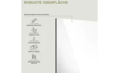Badspiegel SCHLOONSEE, Breite 60cm, 1 Ablageboden, hochwertiges Spiegelglas, in verschiedenen Farben erhältlich, Badmöbel, Spiegel, Badezimmer Schloonsee