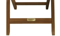 Balkonklappstuhl 2er-Set aus Akazienholz Java