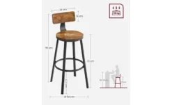 Barhocker 2er-Set