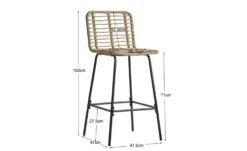 Barhocker 2er-Set Tabbangkok