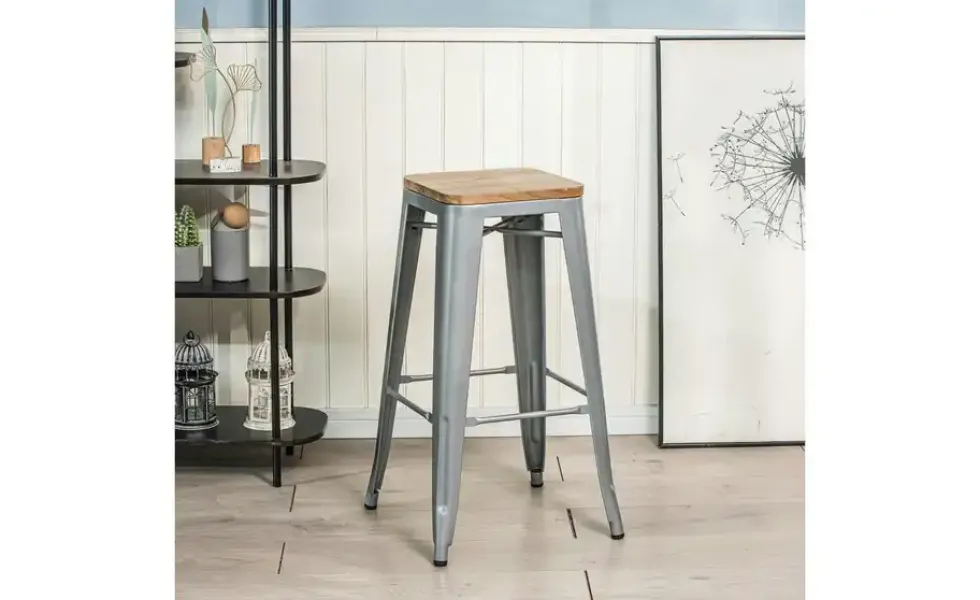 Barhocker 4er-Set Tabnash