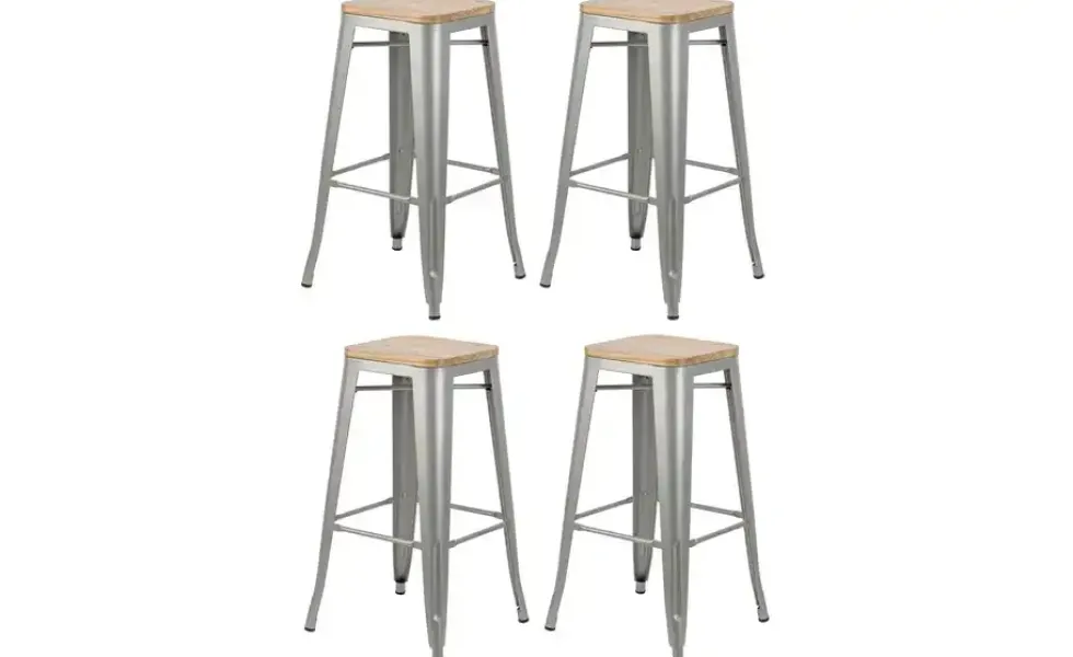 Barhocker 4er-Set Tabnash