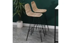 Barhocker 2er-Set Tabpenang