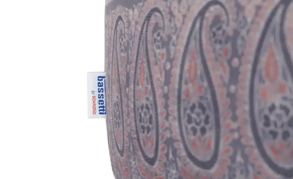 bassetti by SCHRÖNO Pouf aus Velours Tino