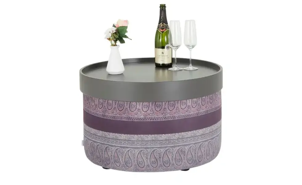 bassetti by SCHRÖNO Pouf aus Velours Tino