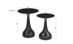 Beistelltisch Black Smooth