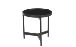 Beistelltisch 2er Set Black Smooth