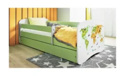 Bett Weltkarte
