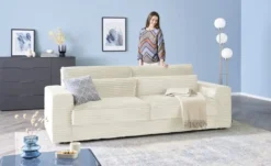 Big Sofa in modernem Breitcord Branna