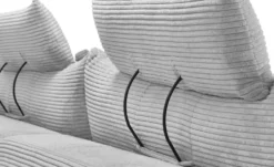 bobb Ecksofa mit trendigem Cordbezug Hella