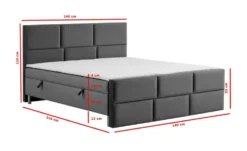 Boxbett mit Bettkasten Adria