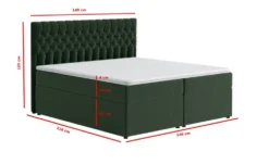 Boxbett mit Bettkasten Belek