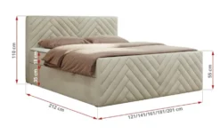 Boxbett mit Bettkasten Paris Duo