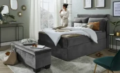 Boxi Boxspringbett 140 x 200 cm mit trendigem Keder Boxi Urban