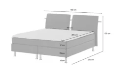 Boxspringbett Krom
