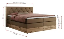 Boxspringbett mit Bettkasten Veneto King