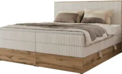 Boxspringbett mit Bettkasten Wood Classic King
