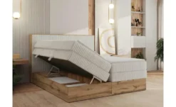 Boxspringbett mit Bettkasten Wood Classic King