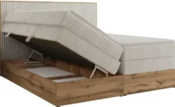 Boxspringbett mit Bettkasten Wood Classic King
