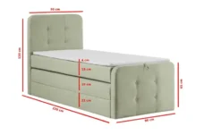 Boxspringbett mit Bettkasten Neapel
