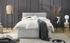 Boxspringbett mit Matratze und Topper, H3 Duke