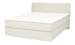Boxspringbett 140x200 in creme Elin