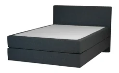 Boxspringbett 120x200 in dunkelgrau Elin