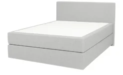 Boxspringbett 140x200 in hellgrau Elin