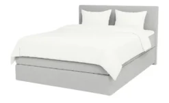Boxspringbett 120x200 in hellgrau Elin