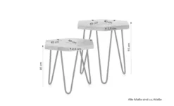 by Living Beistelltisch 2er-Set Elea